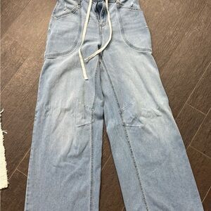 Celebrity Pink Light Blue High Rise Women Jeans